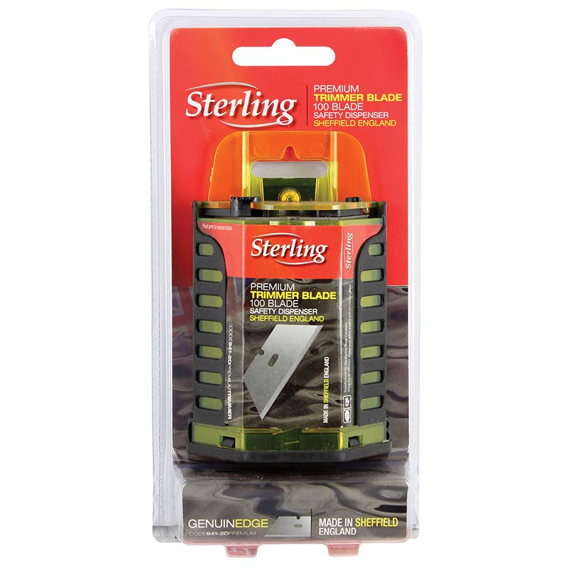 Sterling Trimmer Blade - Dispenser of 100