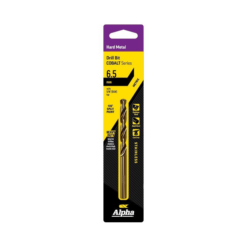 Alpha Cobalt Drill 6.5mm