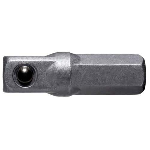 Alpha Adaptor 1/4 hex – 1/4″ Square x 25mm”