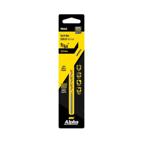 Alpha Gold Series Jobber Drill Imperial 9/64″