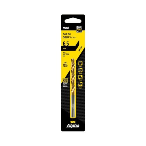 Alpha Gold Series Jobber Drill Metric 6.5mm
