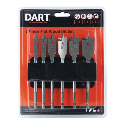 DART 6 Piece Spade Bit Set