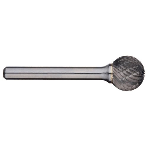 Alpha 1/2″ Ball Carbide Burr – 1/4″ Shank Long Series