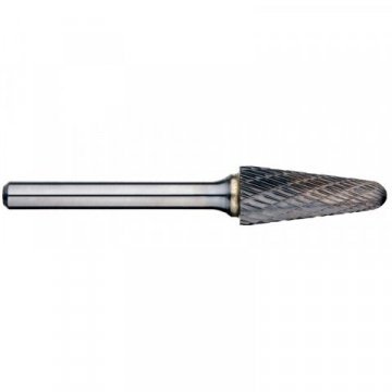 Alpha 5/8" Included Angle Carbide Burr - 1/4" Shank