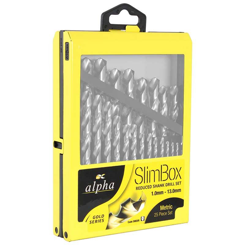 EMPTY CASE - Alpha SlimBox Drill Metric 25pc