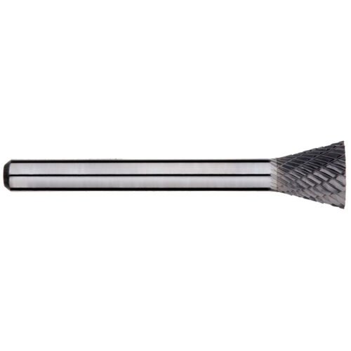 Alpha 1/2″ Inverted Taper Carbide Burr – 1/4″ Shank