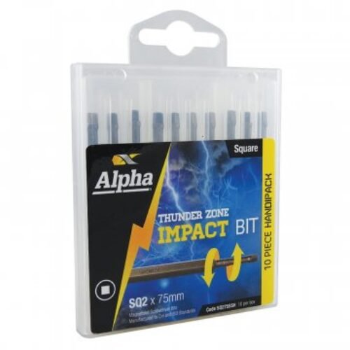 Alpha Square Thunderzone Impact Driver 2 x 50mm Handipack (10)