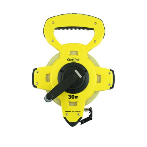 Sterling 30m 3 Speed Winder Fibreglass Tape Measure – Metric