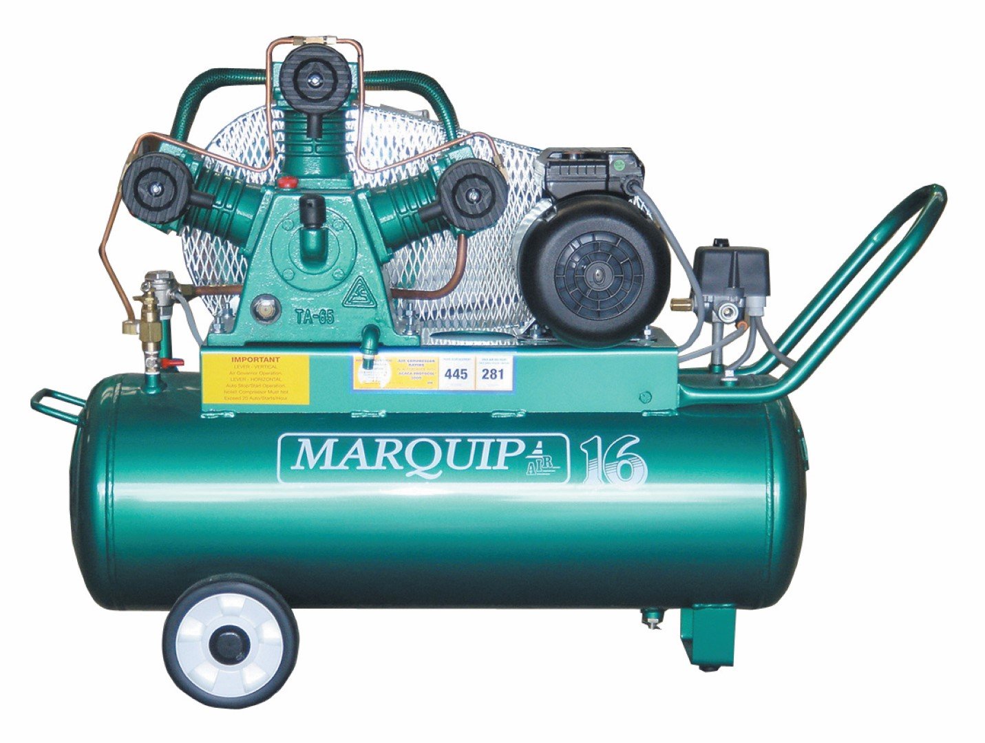 CompressorMARQUIP 2kW incl filter/reg and QD coupler