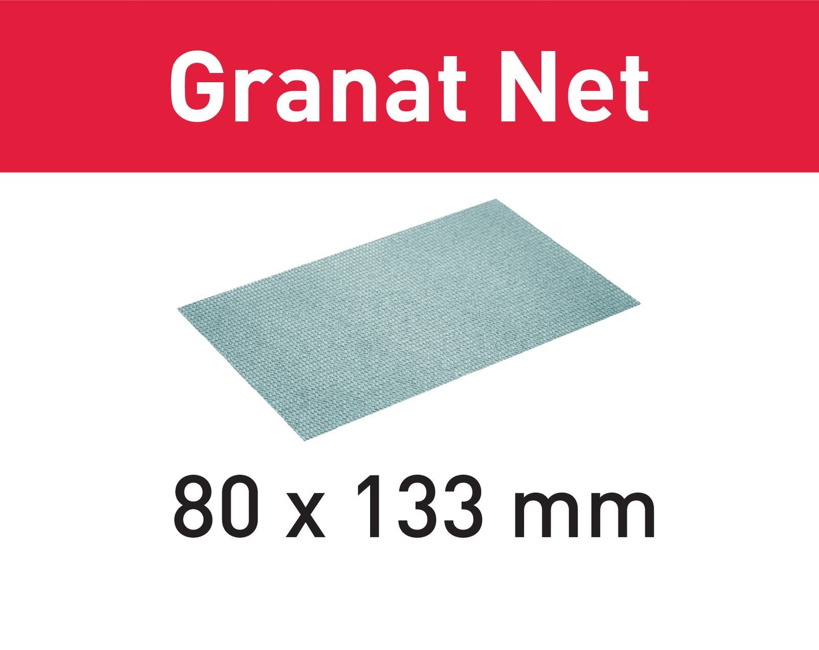 SANDPAPER STF 80x133 P180 GR NET/50