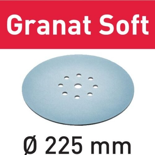 SANDPAPER STF D225/8 P180 GRS/25 with soft foam base