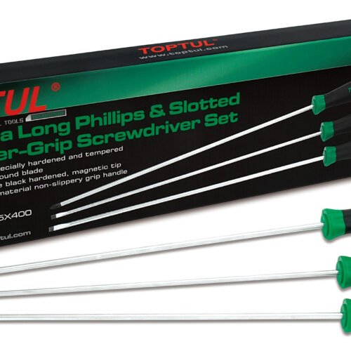 Screwdriver Set Extra Long 3pc