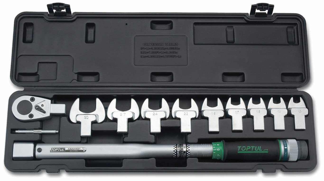 Torque Wrench Head 1/2"Dr Interch Set