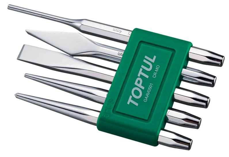 Chisel & Punch Set 5pc