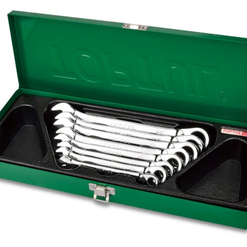 Wrench Rev Geared Set 8pc SAE 1/4″-3/4″