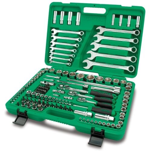 Socket Set 1/4″,3/8″,1/2″Dr 130pc SAE/MM