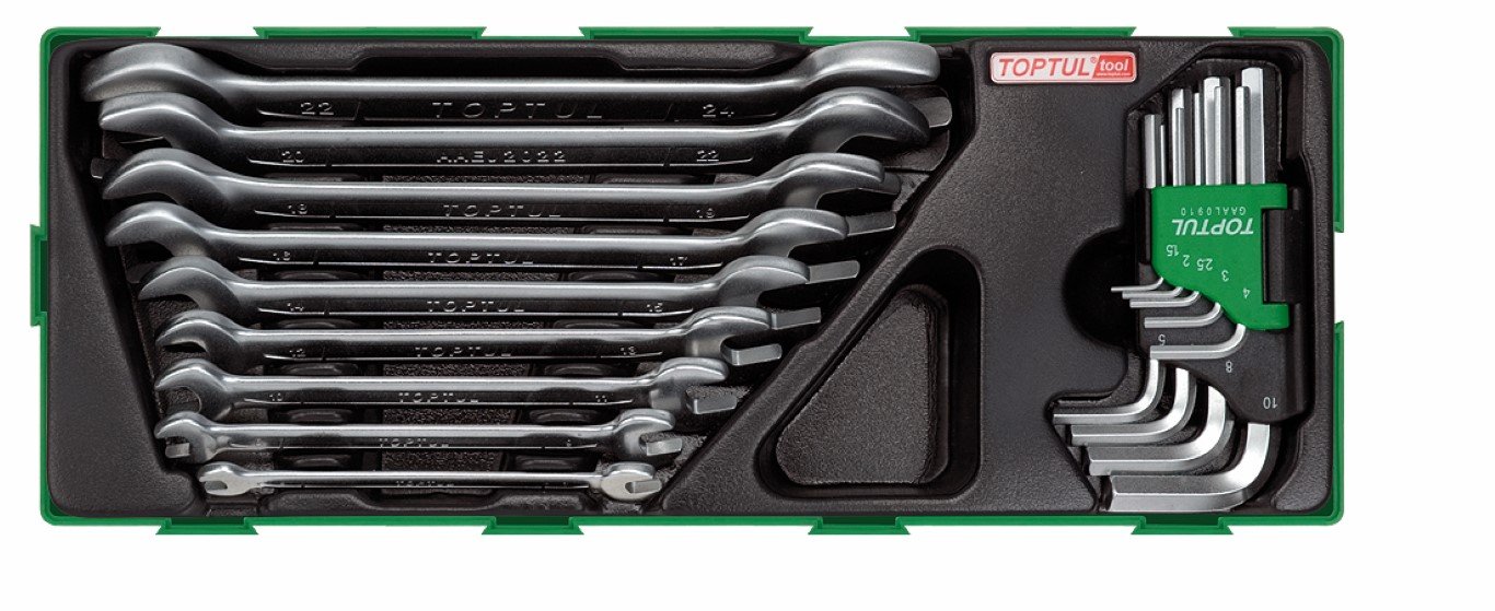 TI Dble OE Wrench & Hex Kit 18pc