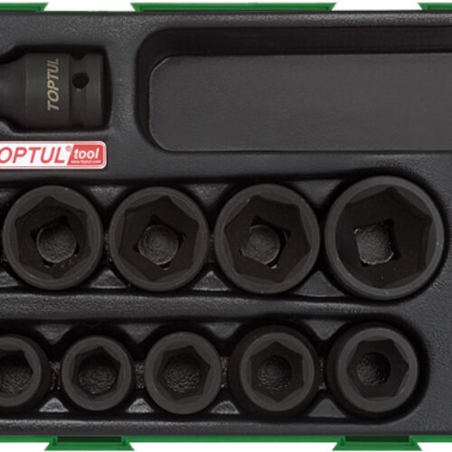 TI Impact Socket Kit 1/2″Dr MM 18pc