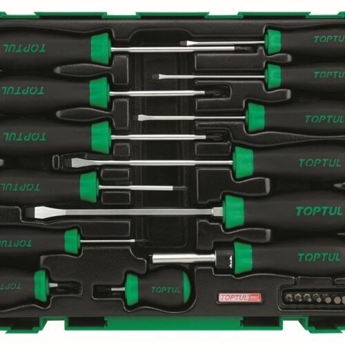 S/Driver Set 20Pc FL/PH/PZ/SQ/Bits