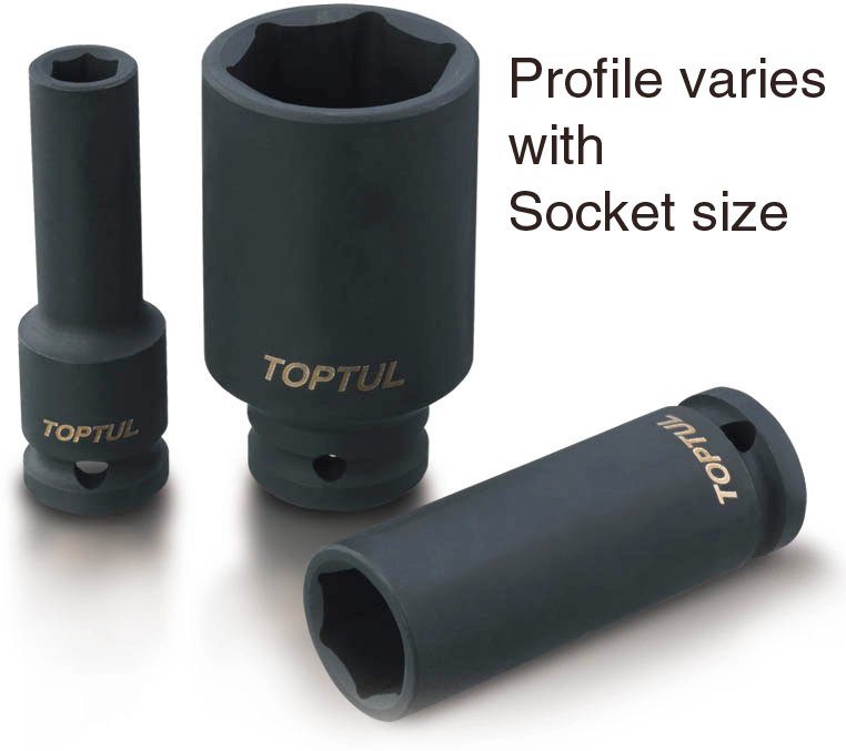 Impact Socket Deep 3/4"Dr x 34mm
